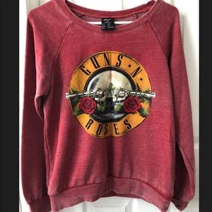 Guns & Roses crew neck sweater